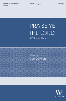 Book cover for Praise Ye the Lord (SATB)