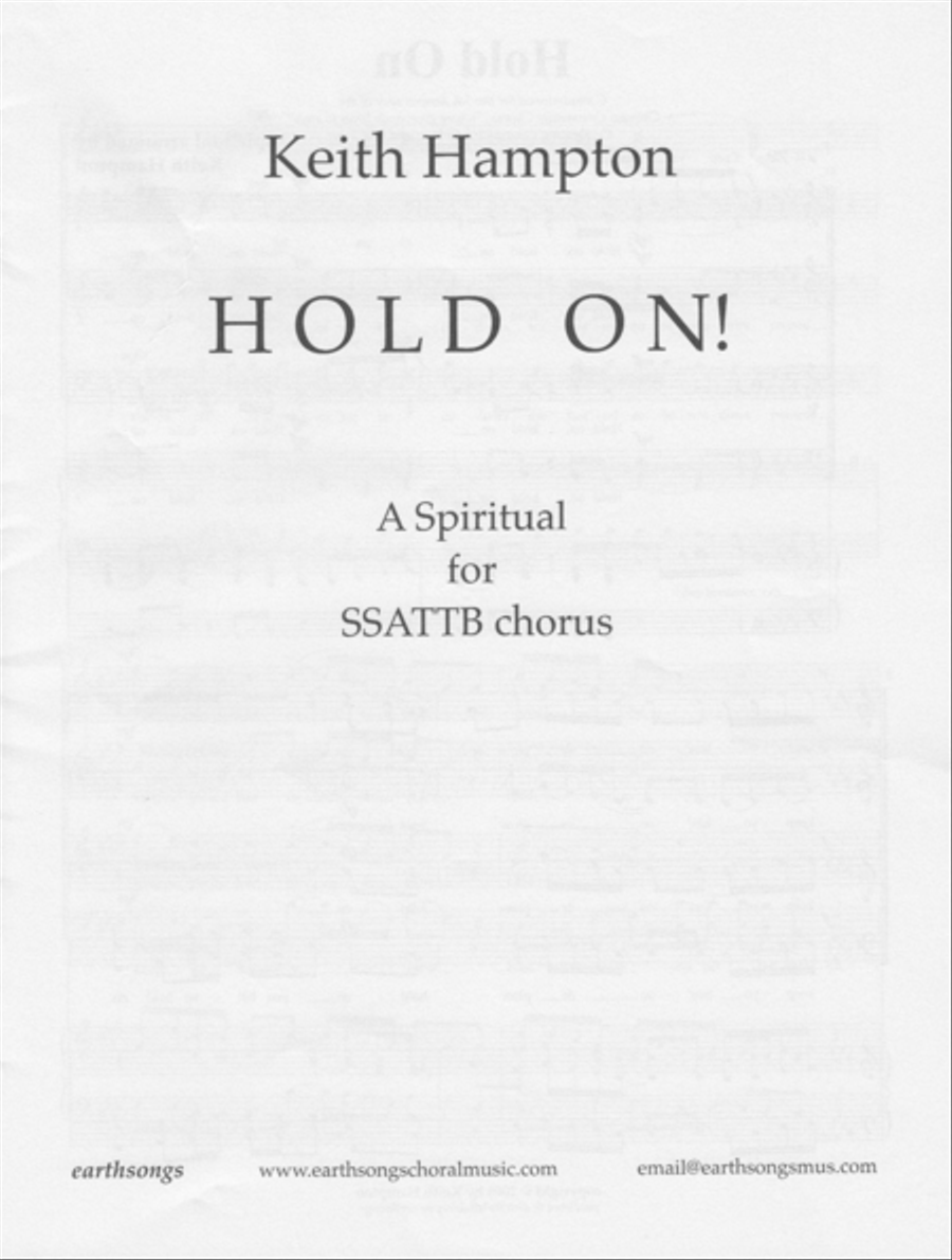 hold on! 4-Part scores gallery preview page 1