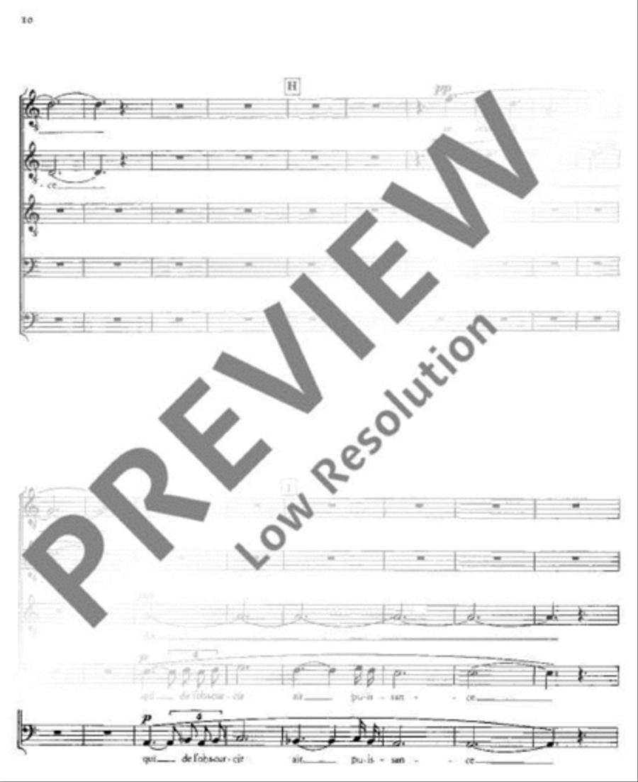 Drei französische Chöre Drei französische Chöre Mixed Choir scores gallery preview page 11