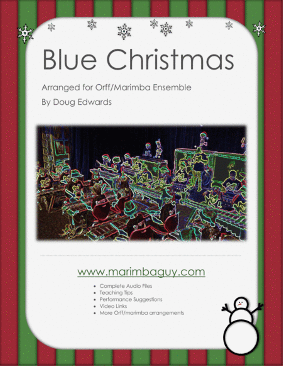 Blue Christmas Large Ensemble scores gallery preview page 1