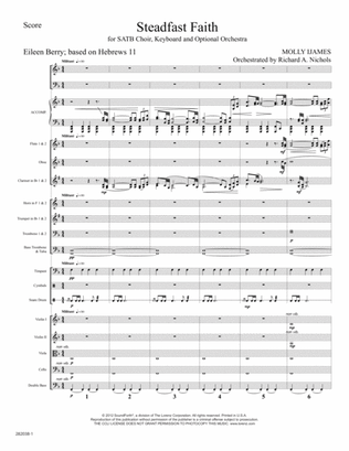 Steadfast Faith - Orchestral Score and Parts