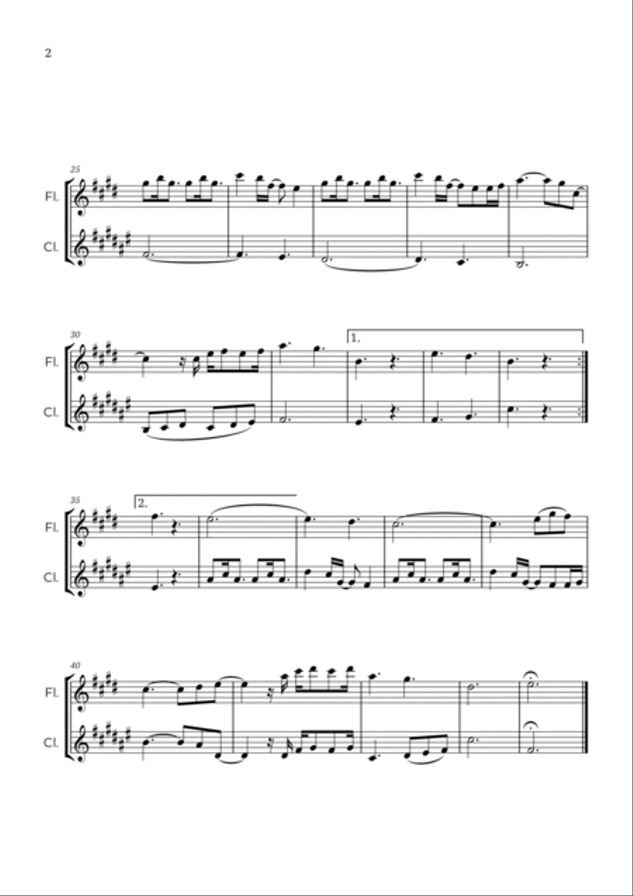 A Thousand Years A Thousand Years Woodwind Duet scores gallery preview page 3