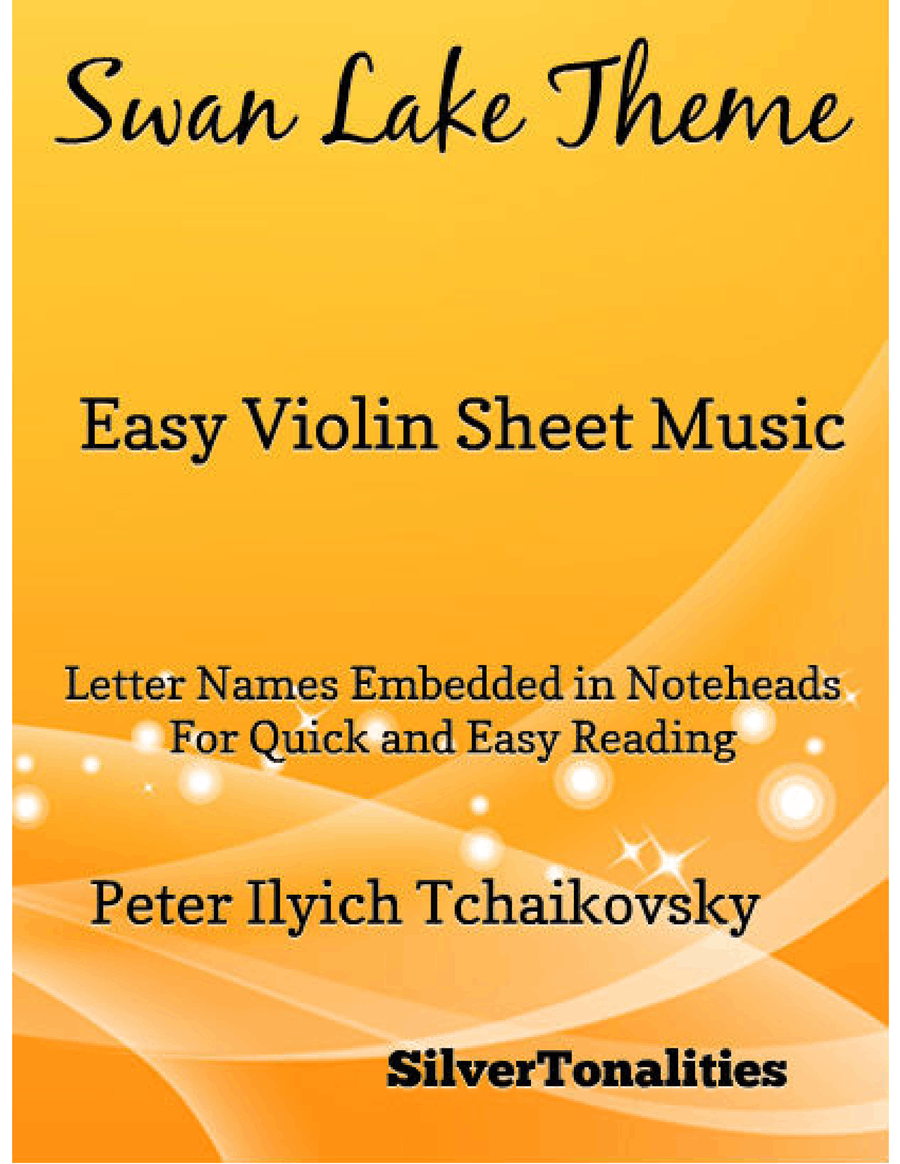 Swan Lake Theme Easy Violin Sheet Music Violin Solo scores gallery preview page 1