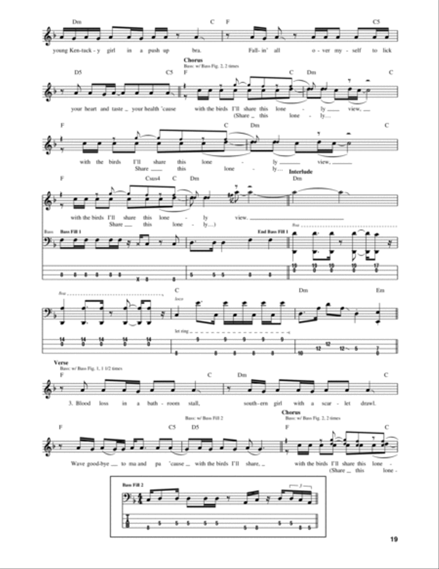 Scar Tissue Guitar Tablature scores gallery preview page 2