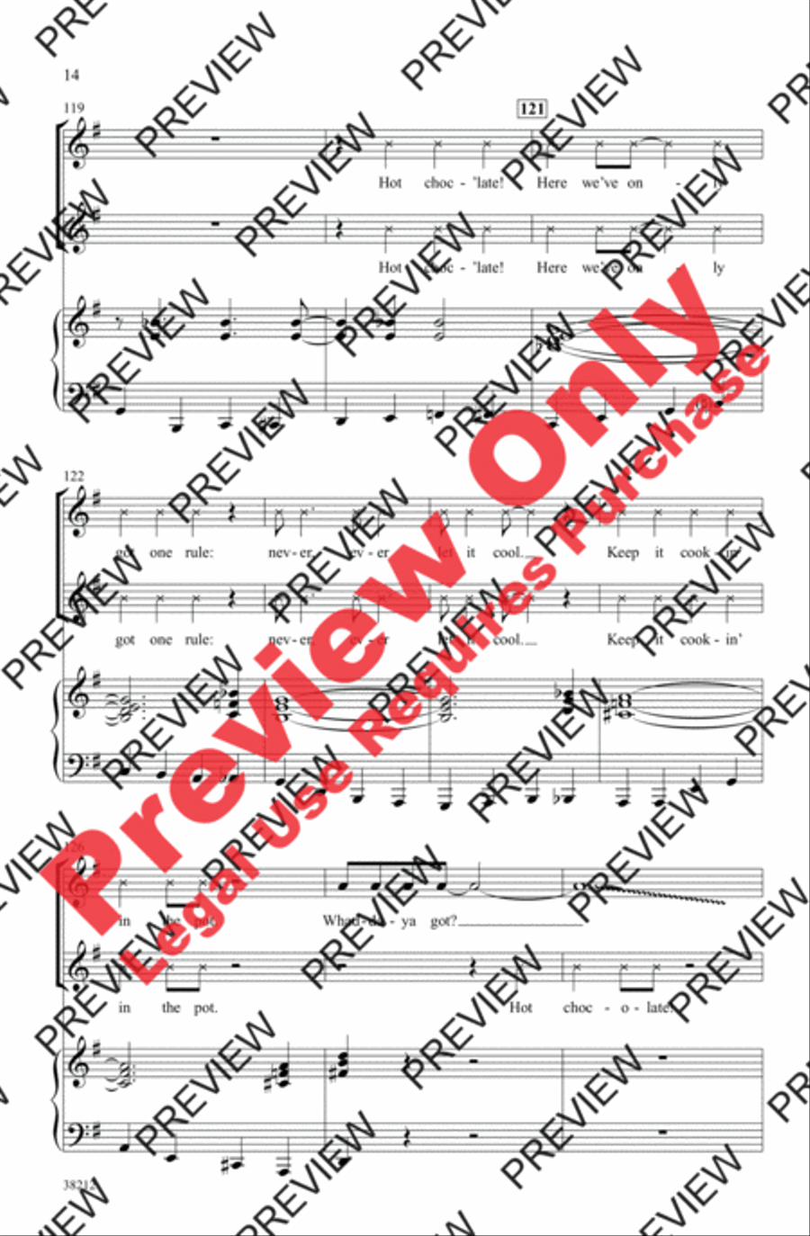 A Winter Blast! 2-Part scores gallery preview page 14