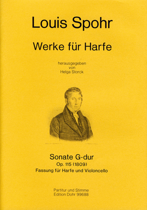 Book cover for Sonata in G major, opus 116
