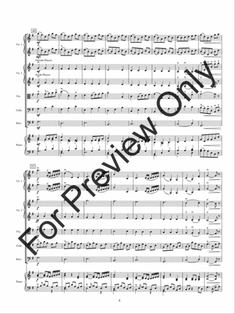 Canon (Score) String Orchestra scores gallery preview page 6