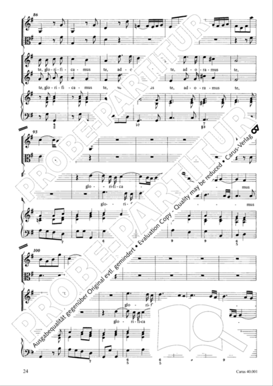 Gloria in D SSA scores gallery preview page 31