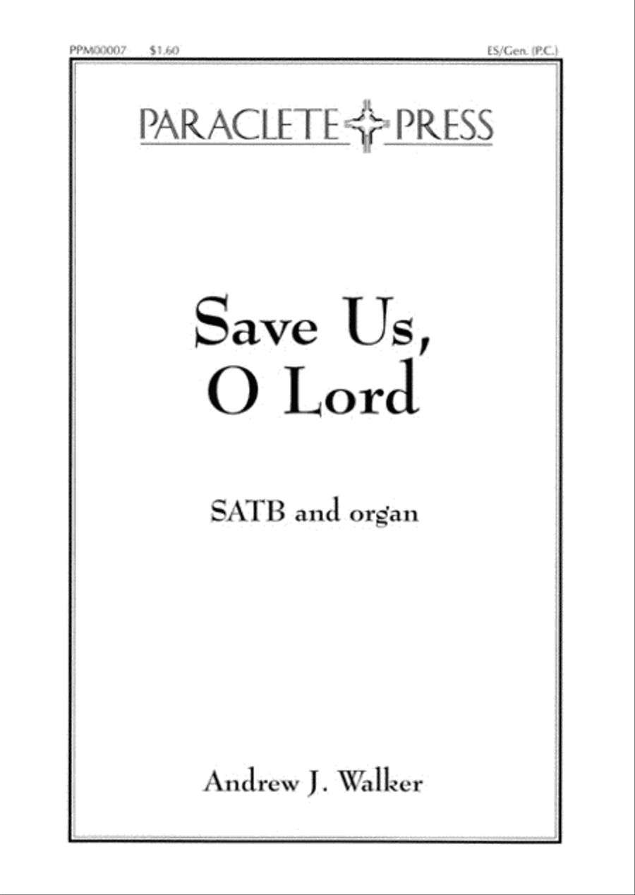Save Us O Lord 4-Part scores gallery preview page 1