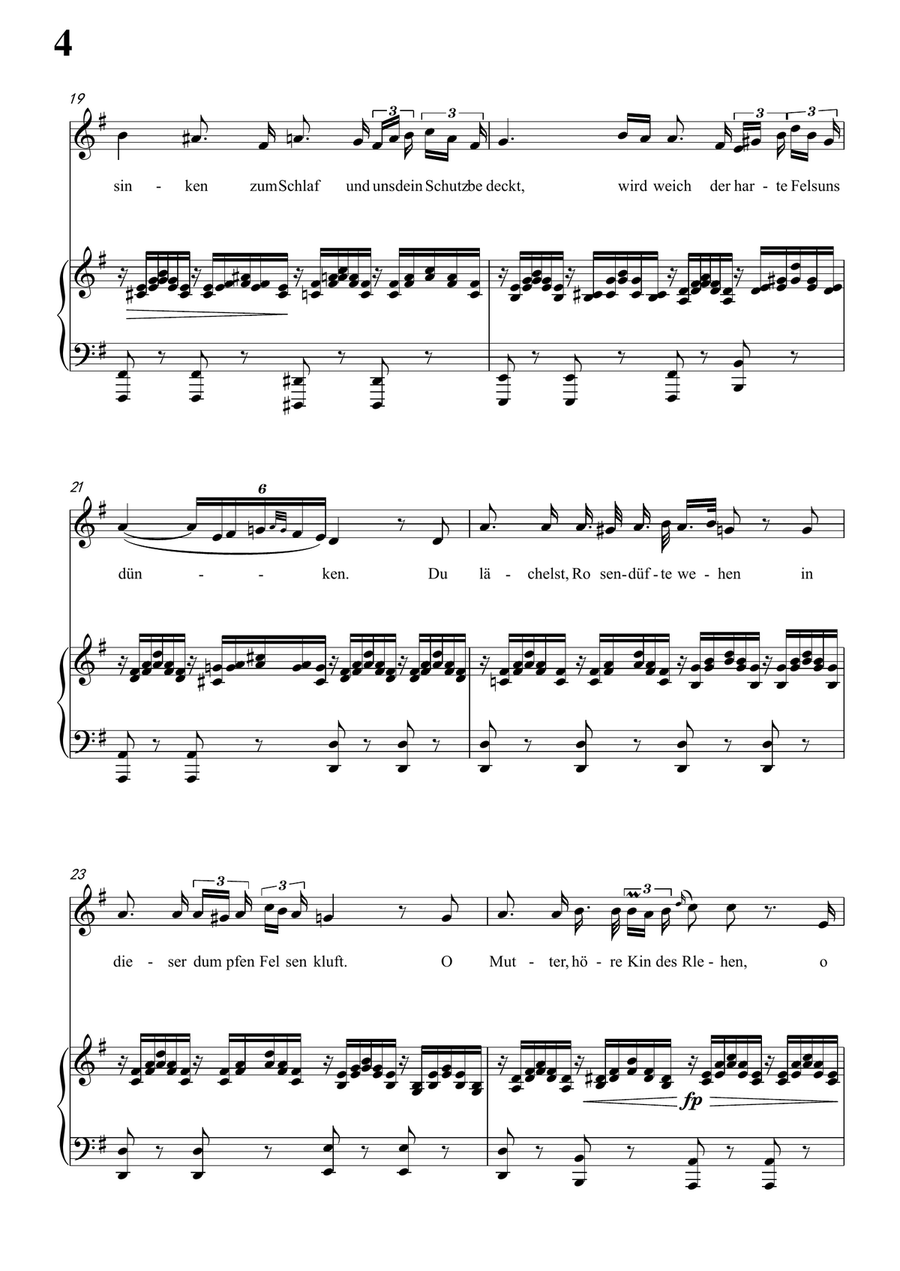 Schubert - Ave Maria for voice and piano (in G Key) Schubert - Ave Maria for voice and piano (in G Key) Piano, Vocal scores gallery preview page 4