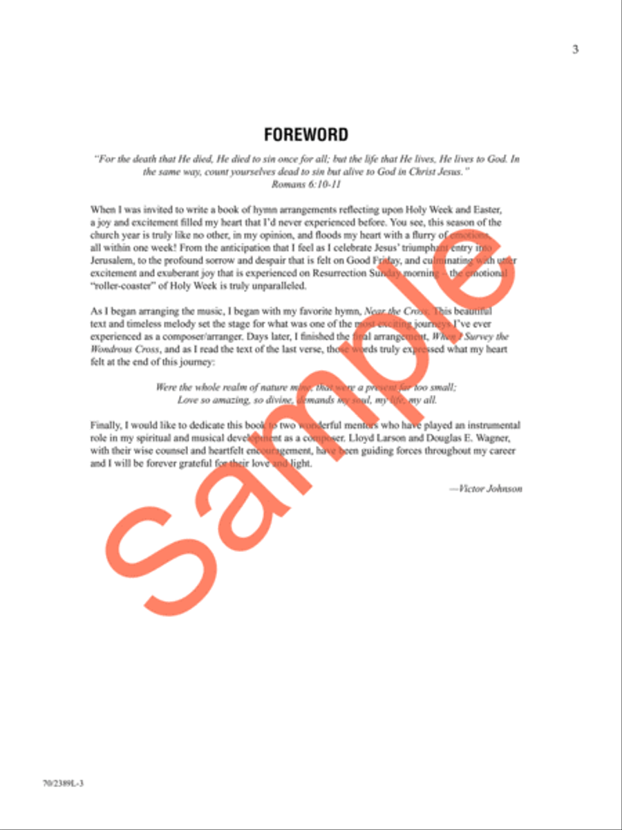 The Rugged Cross, the Empty Tomb Piano Solo scores gallery preview page 4