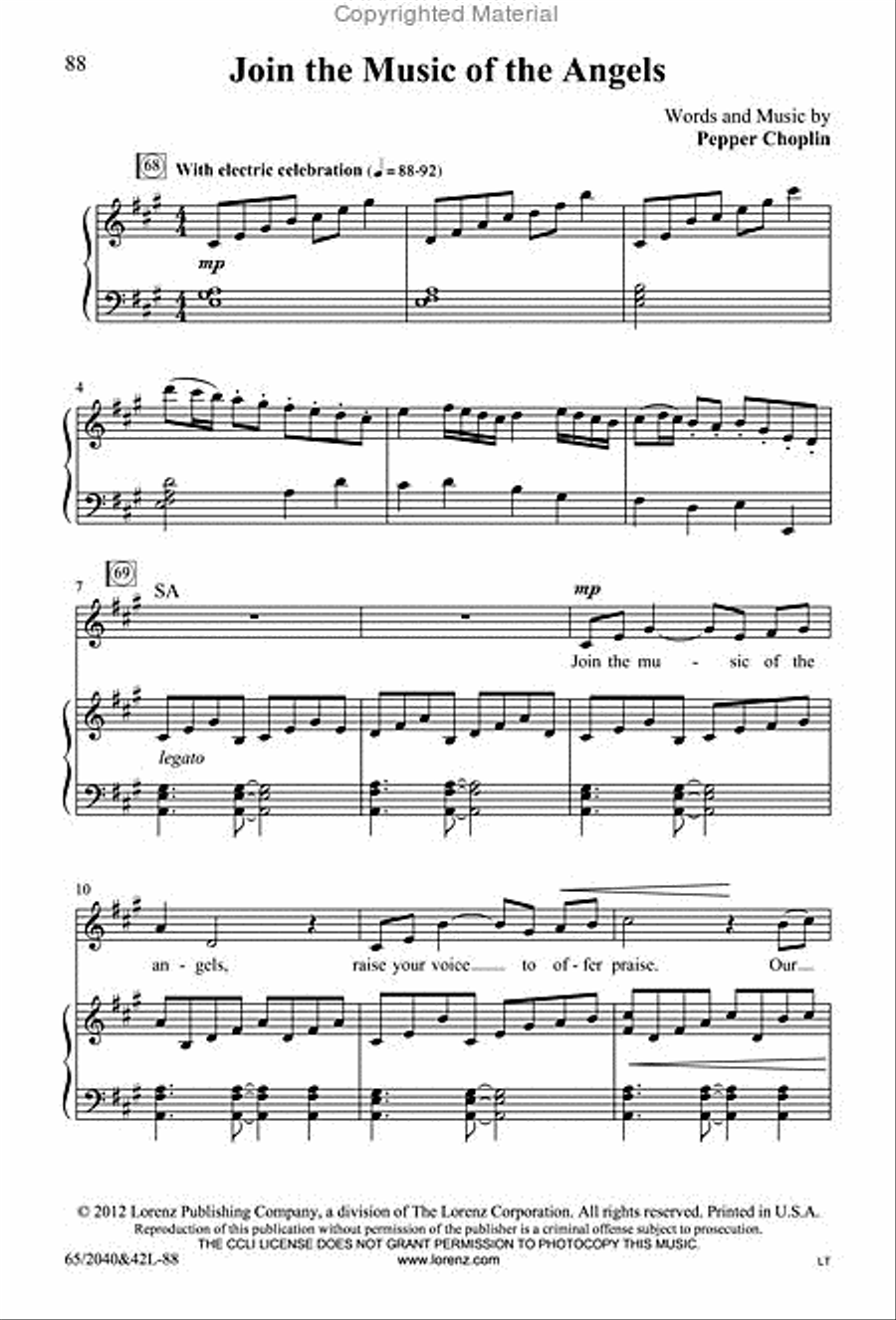 Heaven's Child Heaven's Child 4-Part scores gallery preview page 9