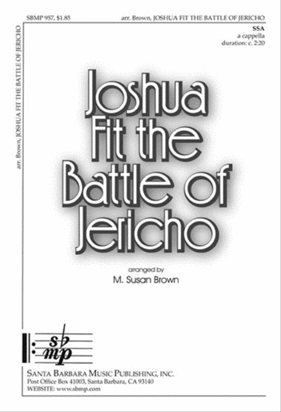 Joshua Fit the Battle of Jericho - SSA Octavo SSA scores gallery preview page 1