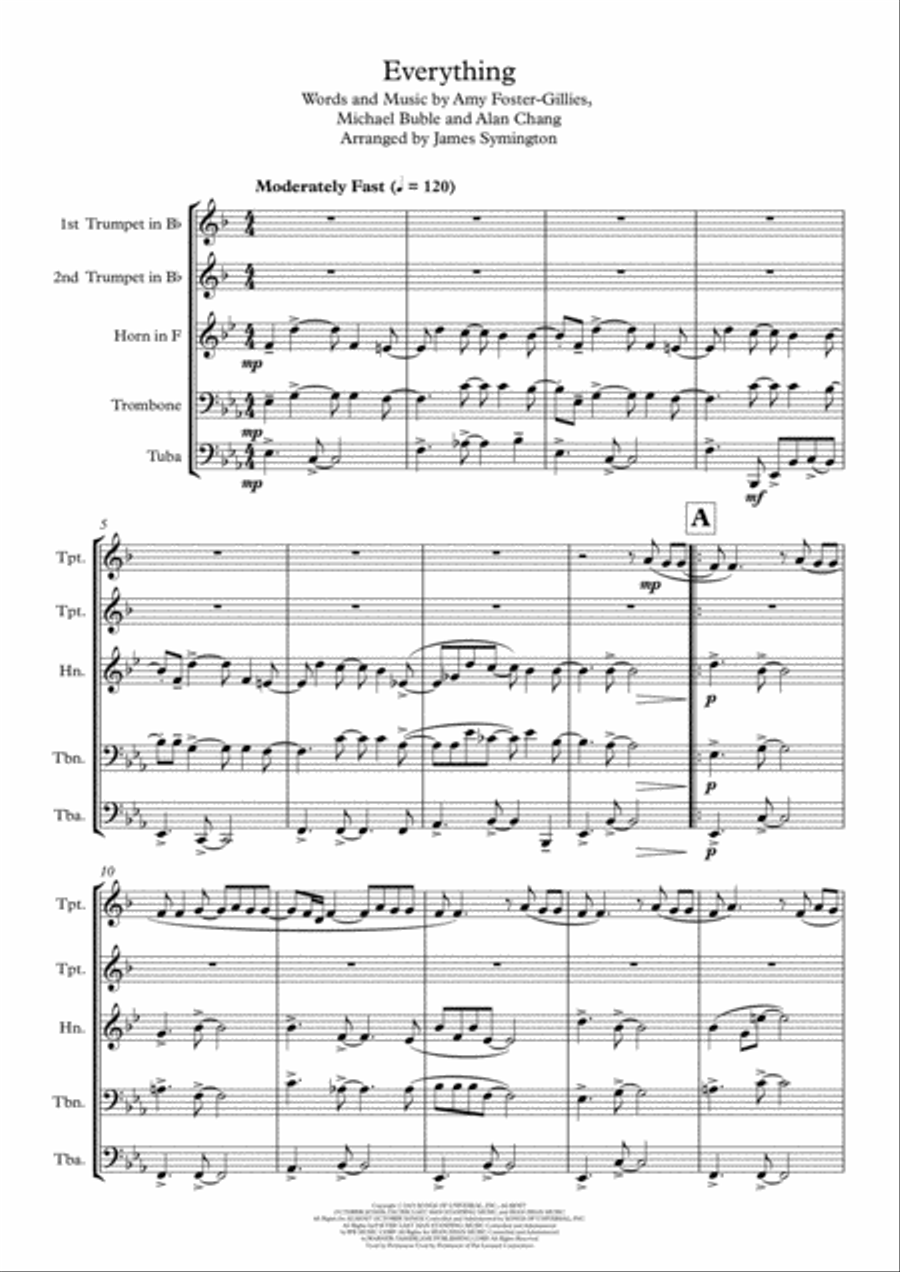 Everything Brass Ensemble scores gallery preview page 2