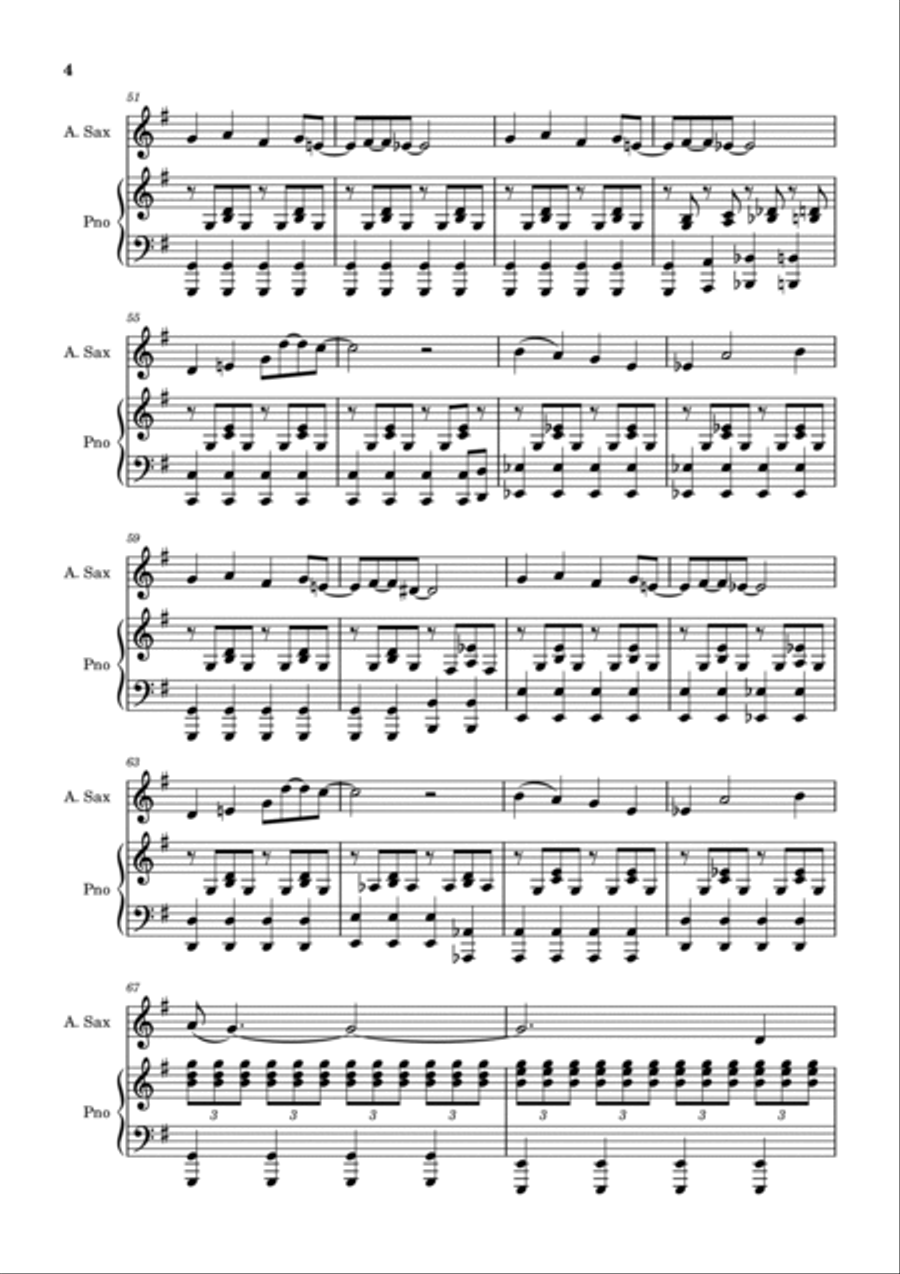 All I Want For Christmas Is You Alto Saxophone scores gallery preview page 5