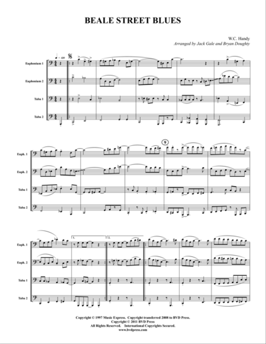 Beale Street Blues EETT scores gallery preview page 1
