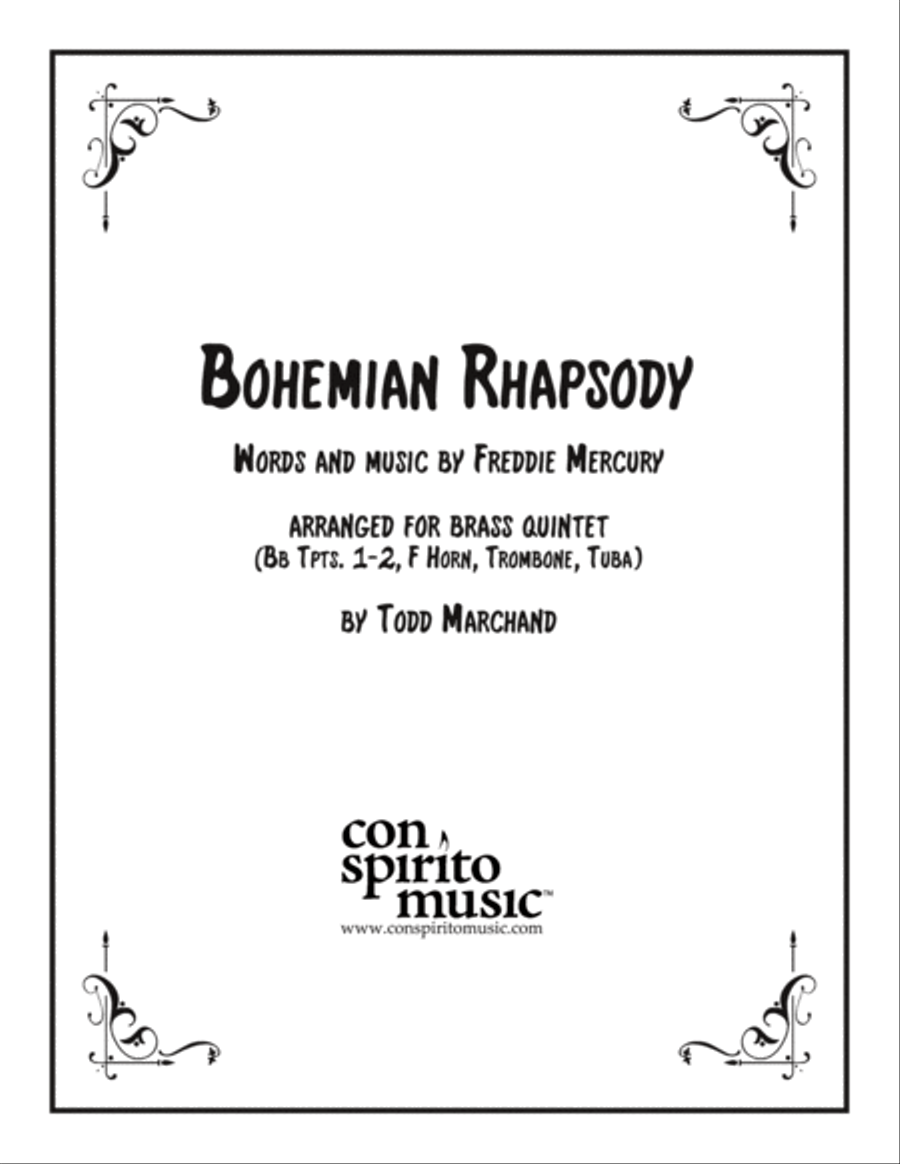 Bohemian Rhapsody School and Community scores gallery preview page 1