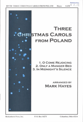 Book cover for Three Christmas Carols From Poland
