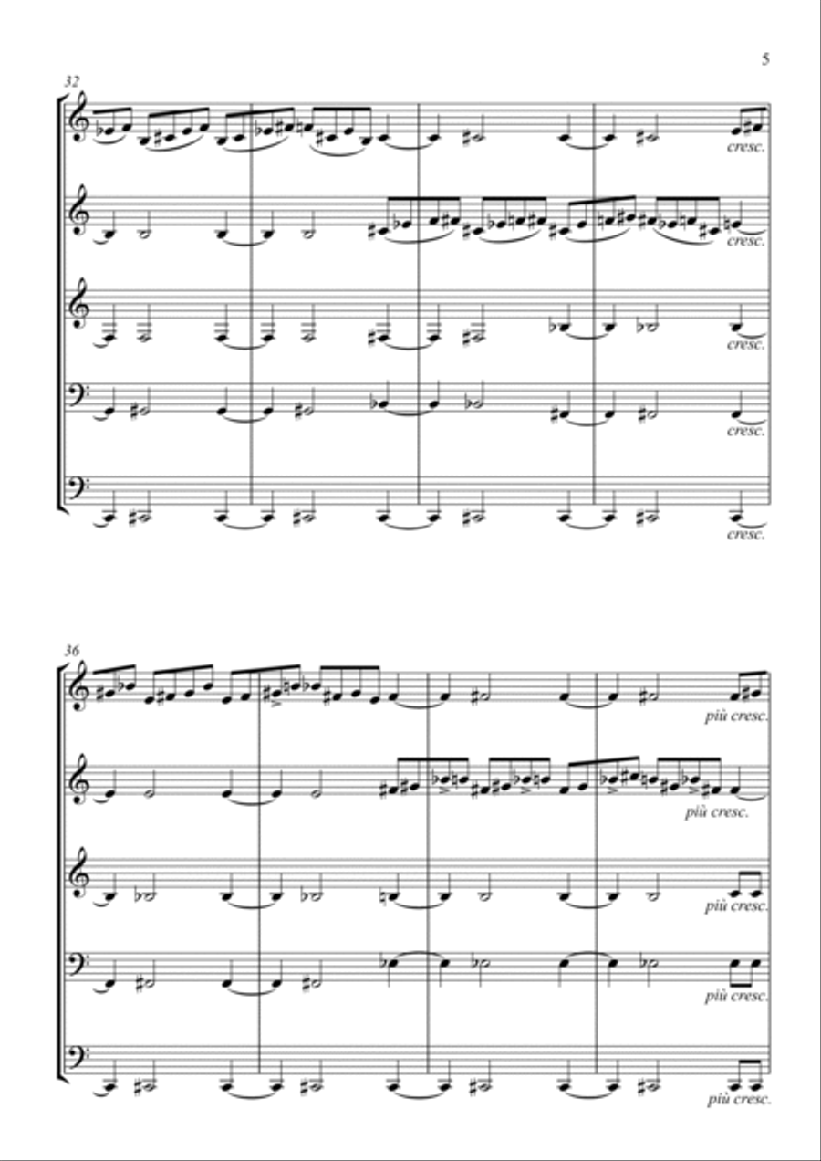 Bryllupsdag på Troldhaugen | Wedding-day at Troldhaugen Chamber Music scores gallery preview page 5