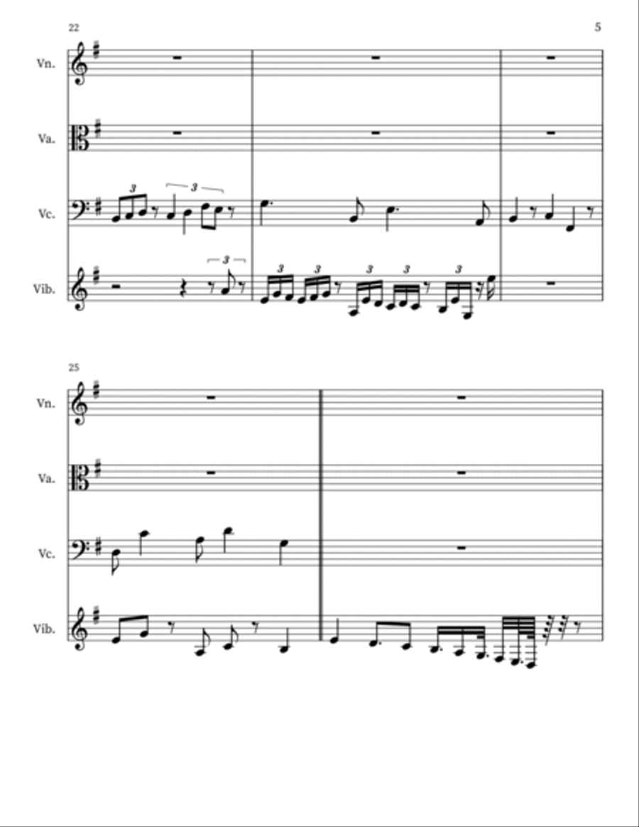 Ambrosia 127 for String Trio String Trio scores gallery preview page 5
