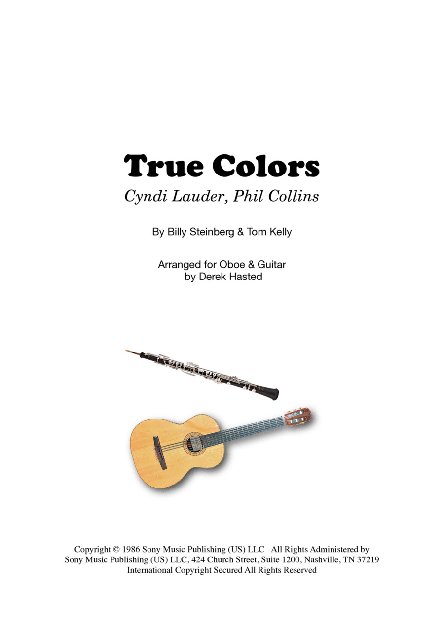 True Colors Oboe scores gallery preview page 1