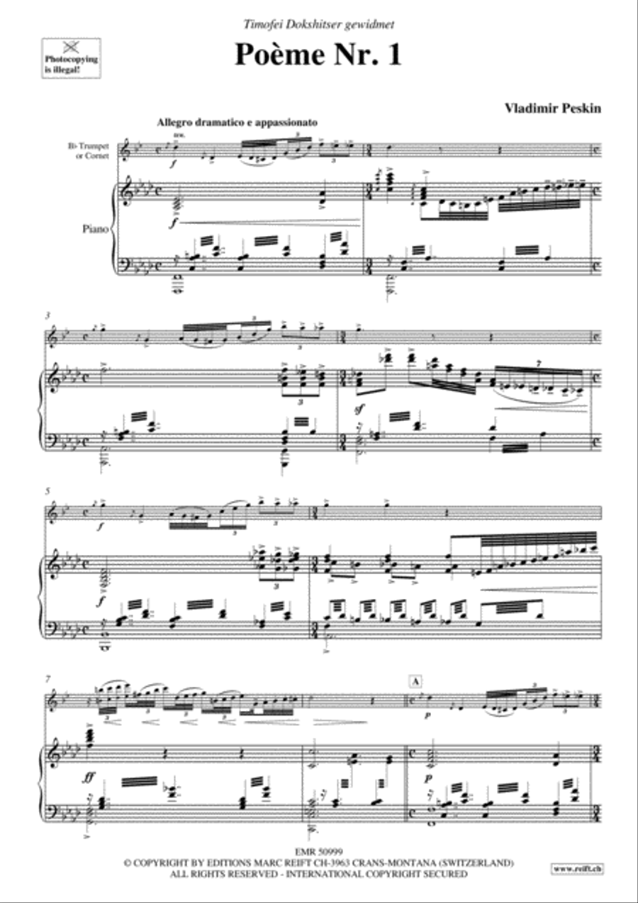 Poeme No. 1 Poeme No. 1 Cornet scores gallery preview page 4
