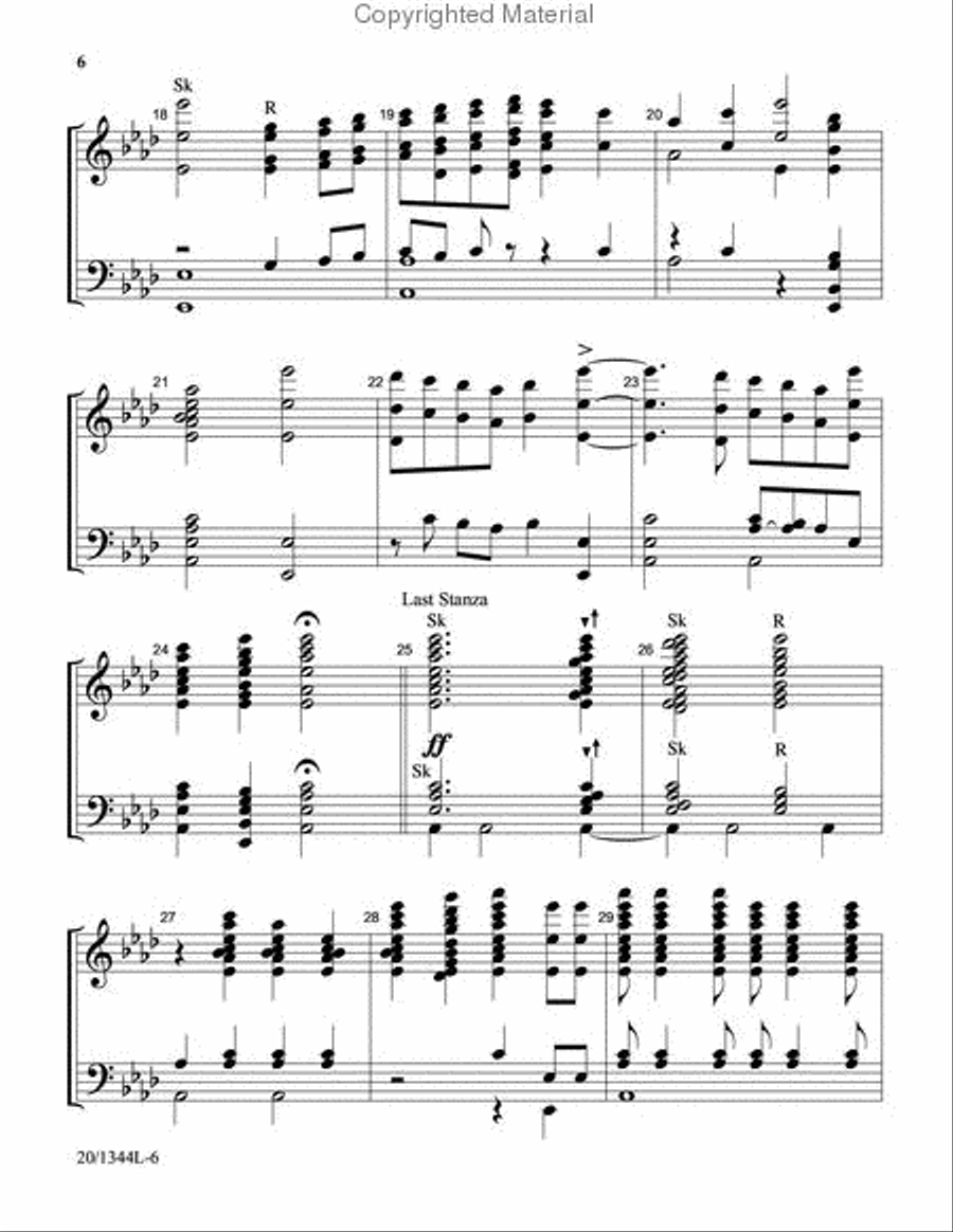 Festive Hymn Accompaniments 5-Octaves scores gallery preview page 4