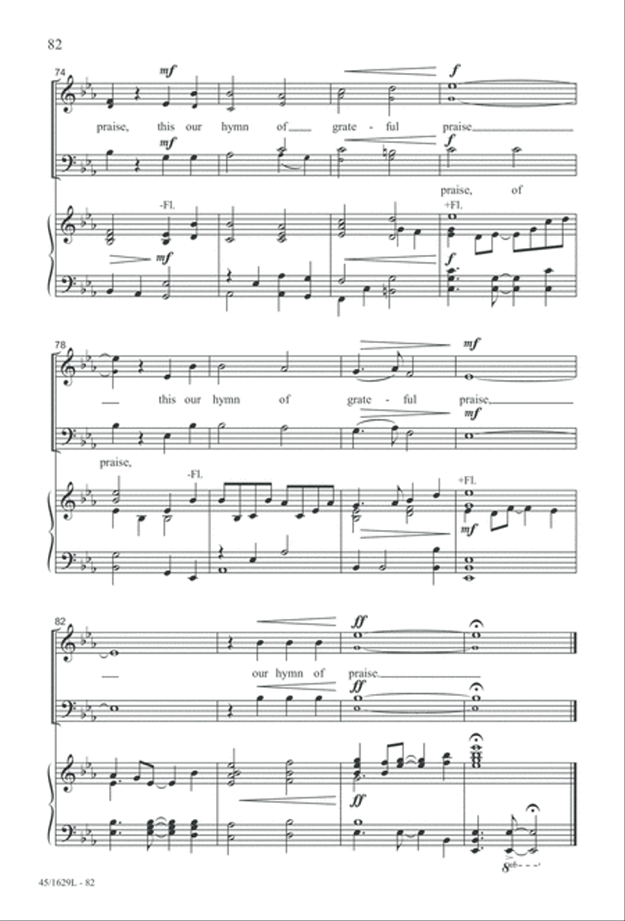Hymns We Love to Sing, Vol. 2 3-Part scores gallery preview page 82