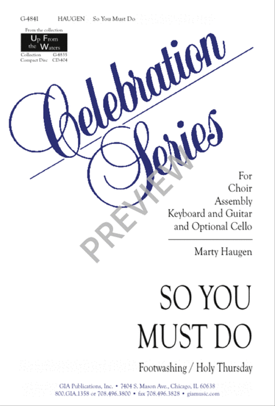 So You Must Do So You Must Do 4-Part scores gallery preview page 1