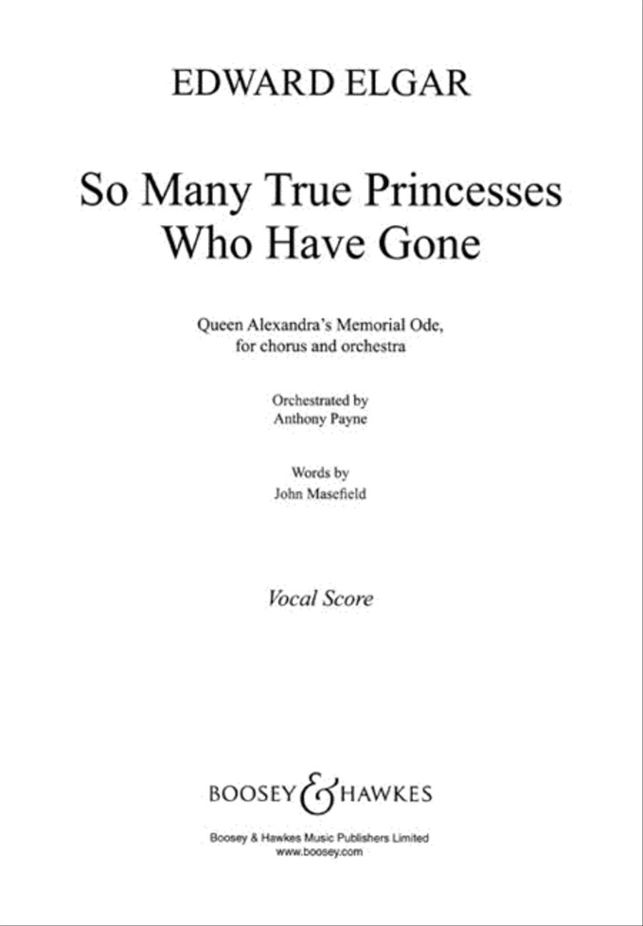 So Many True Princesses 4-Part scores gallery preview page 1