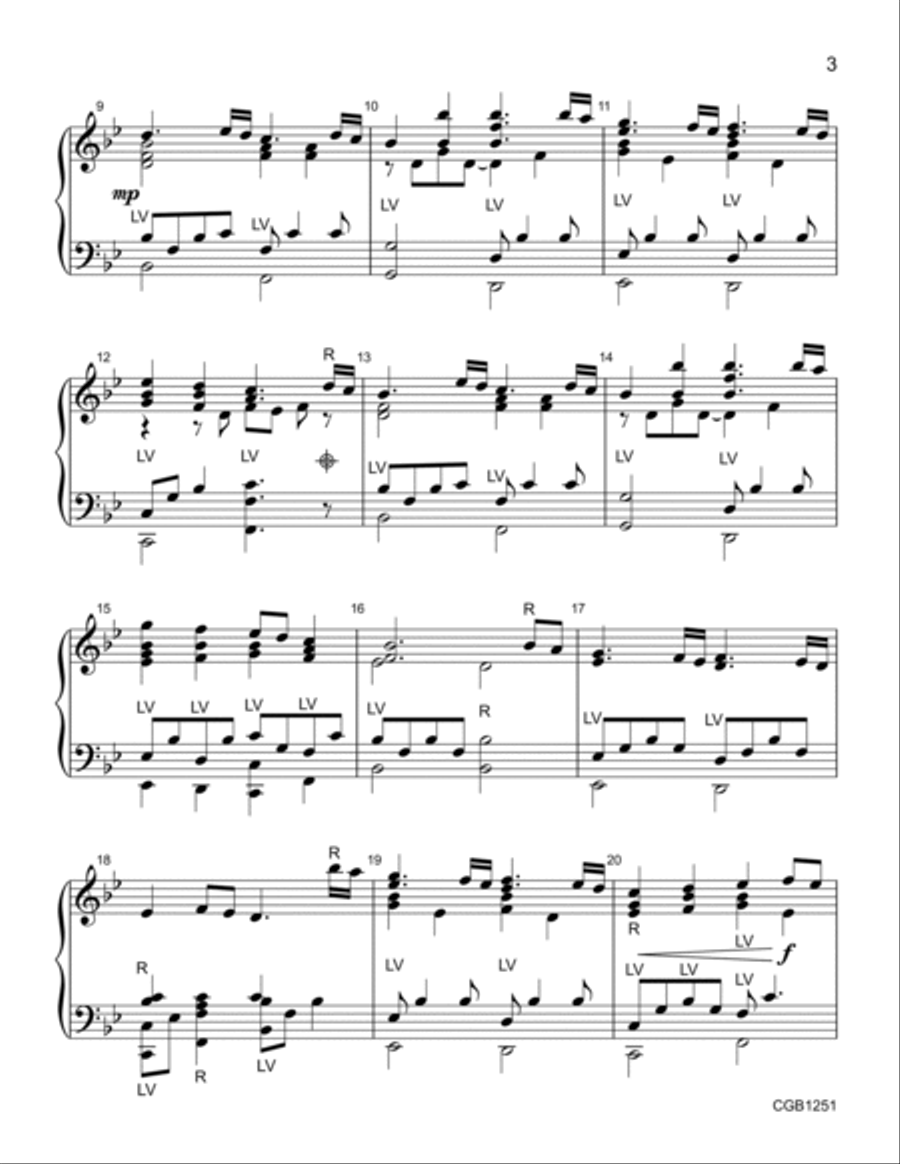 O God, Our Help in Ages Past (Handbell Score) 5-Octaves scores gallery preview page 3