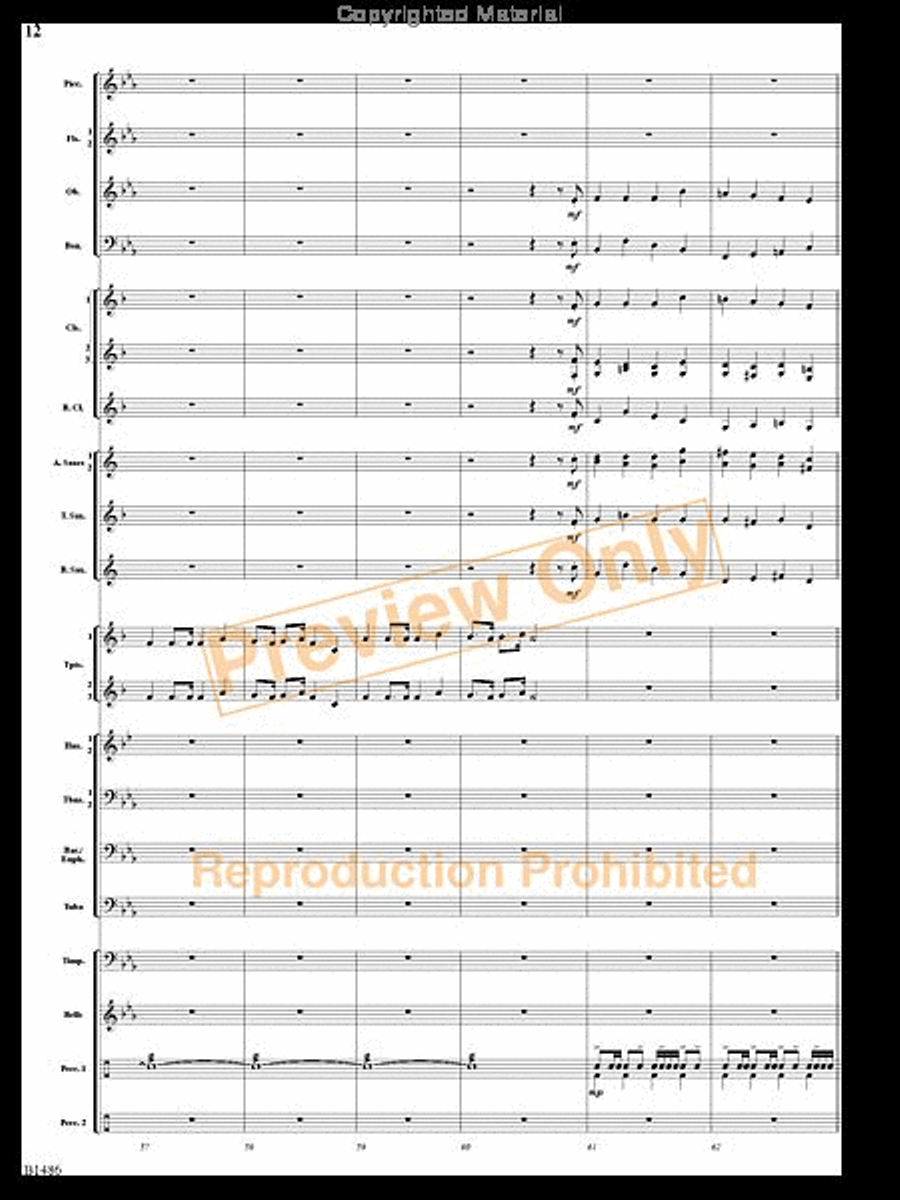 An American Spectacular An American Spectacular Concert Band scores gallery preview page 11