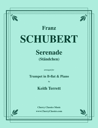Book cover for Serenade (Standchen) for Trumpet and Piano