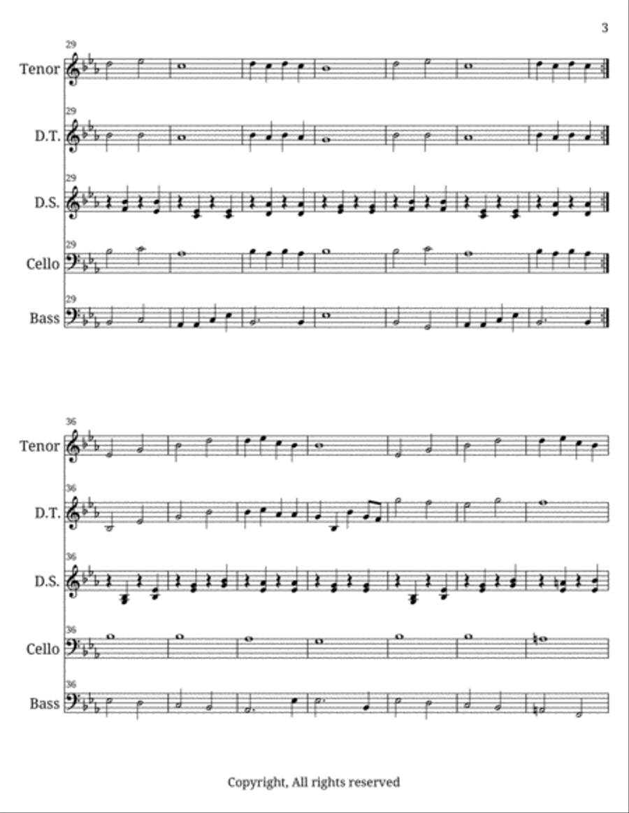 The Longest Time The Longest Time A Cappella scores gallery preview page 3