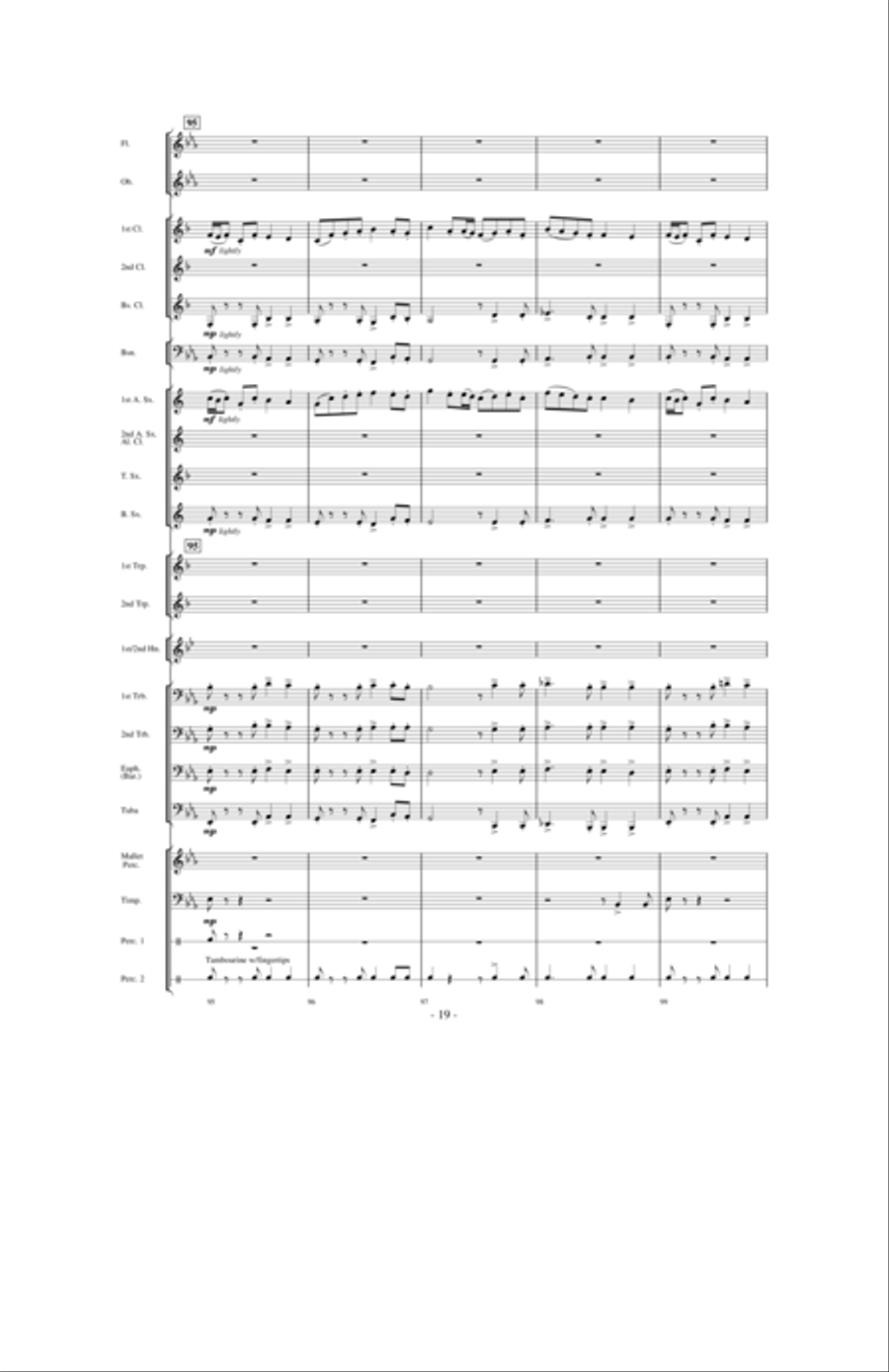 Clark County Celebration Concert Band scores gallery preview page 18