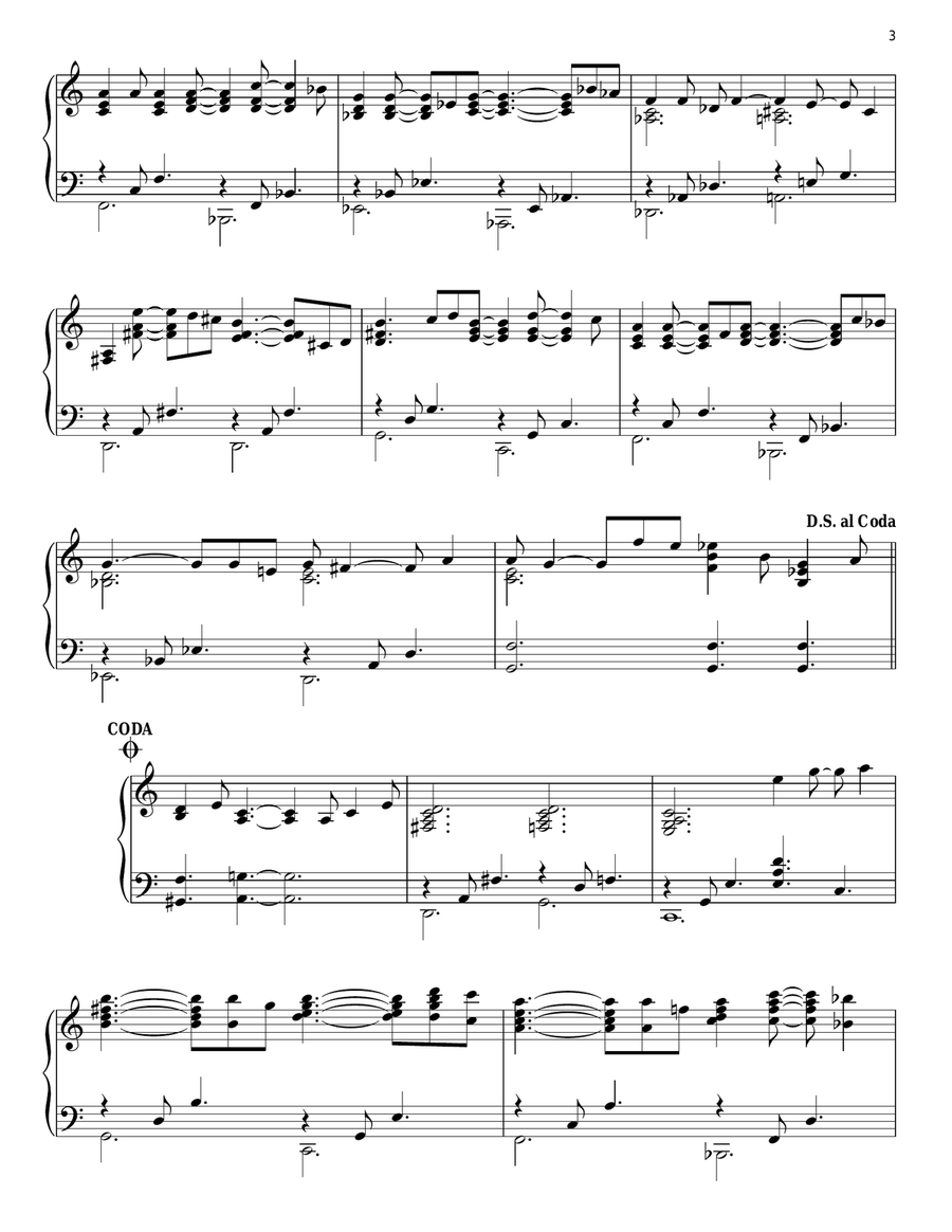 All My Life Piano Solo scores gallery preview page 3