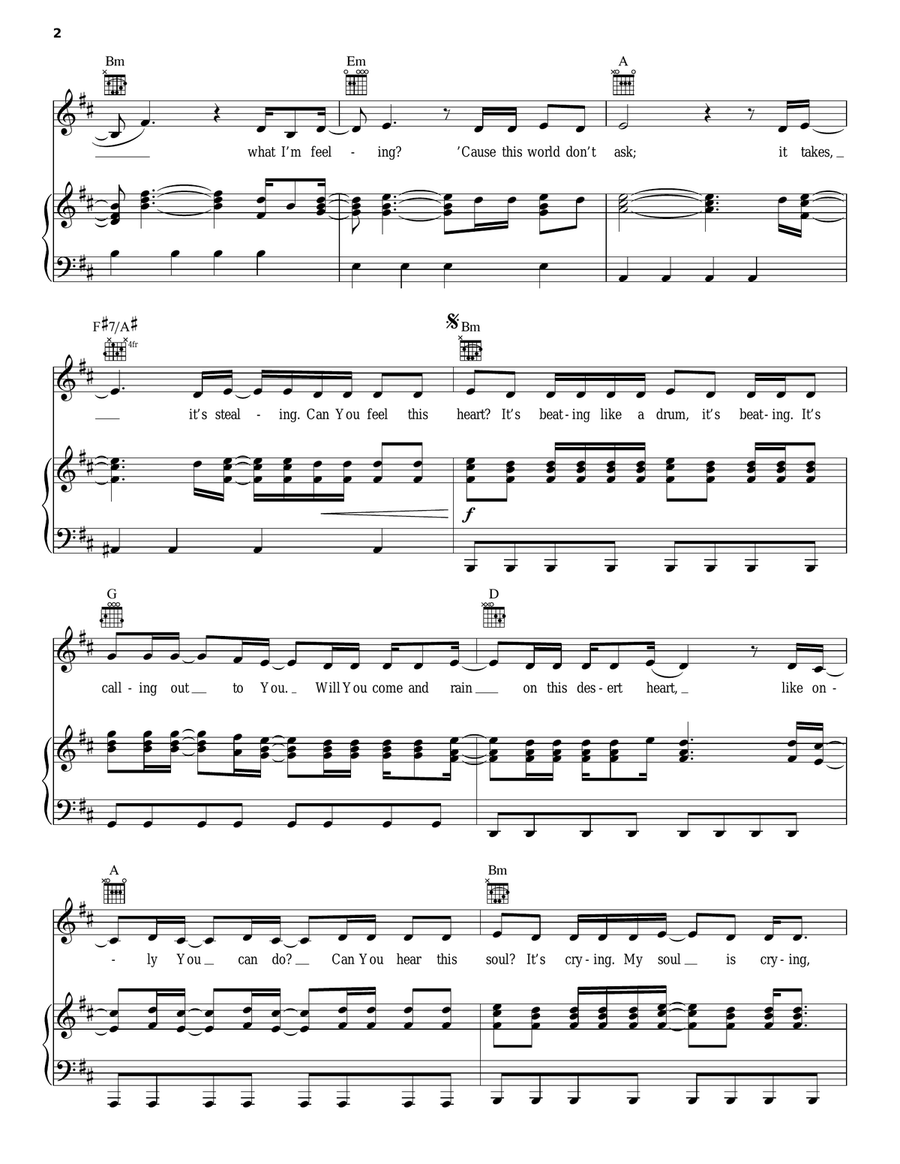 My Freedom My Freedom Piano, Vocal, Guitar scores gallery preview page 2