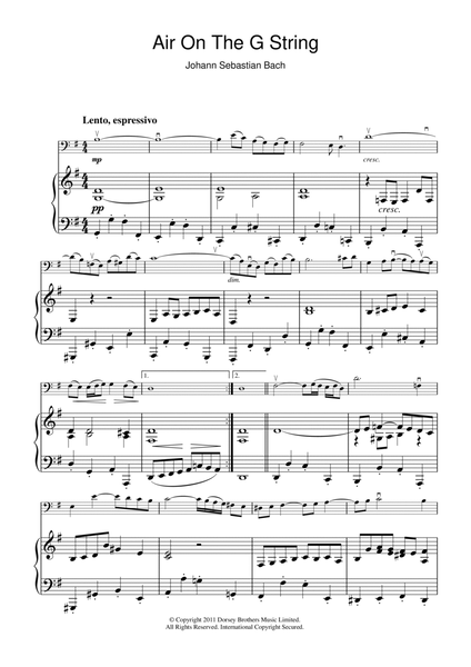 Air On The G String (from Suite No.3 in D Major)