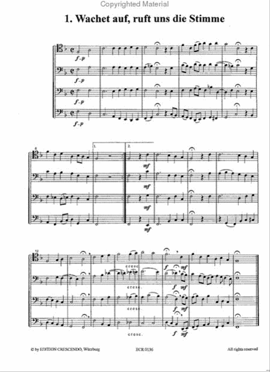 Christmastime - 4 Trombones Trombone Quartet scores gallery preview page 2