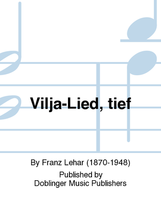 Book cover for Vilja-Lied, tief