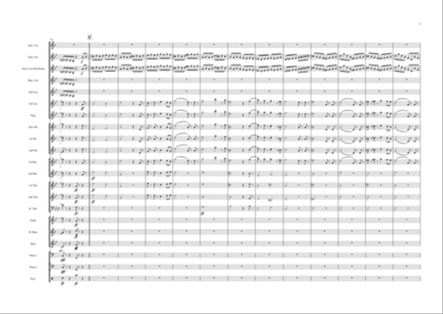 Finale from Symphony No.1 - The Titan by Gustav Mahler - (Brass Band) Brass Band scores gallery preview page 5
