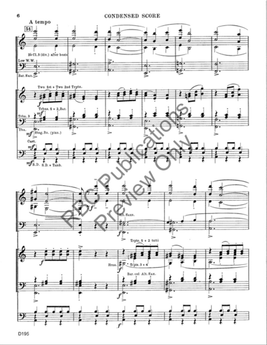 El Torero (Score) Concert Band scores gallery preview page 9