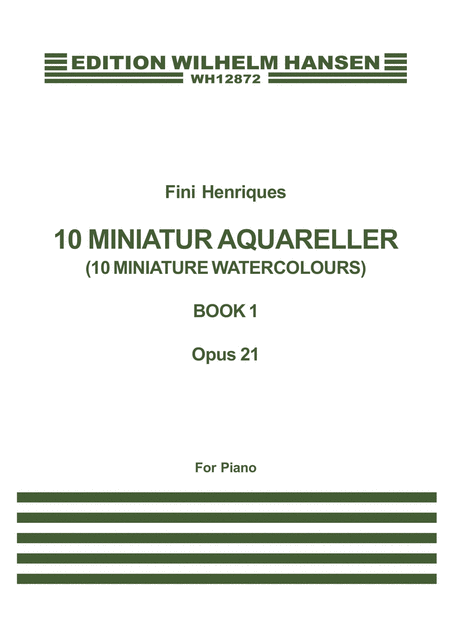 Miniature Aquarelles Op. 21 Book 1