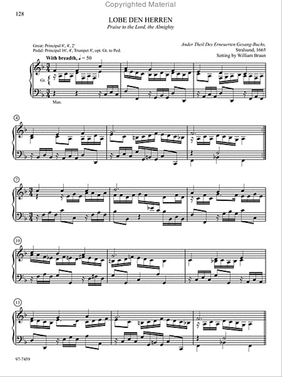 Hymn Prelude Library: Lutheran Service Book, Vol. 6 (JKL) Organ scores gallery preview page 10