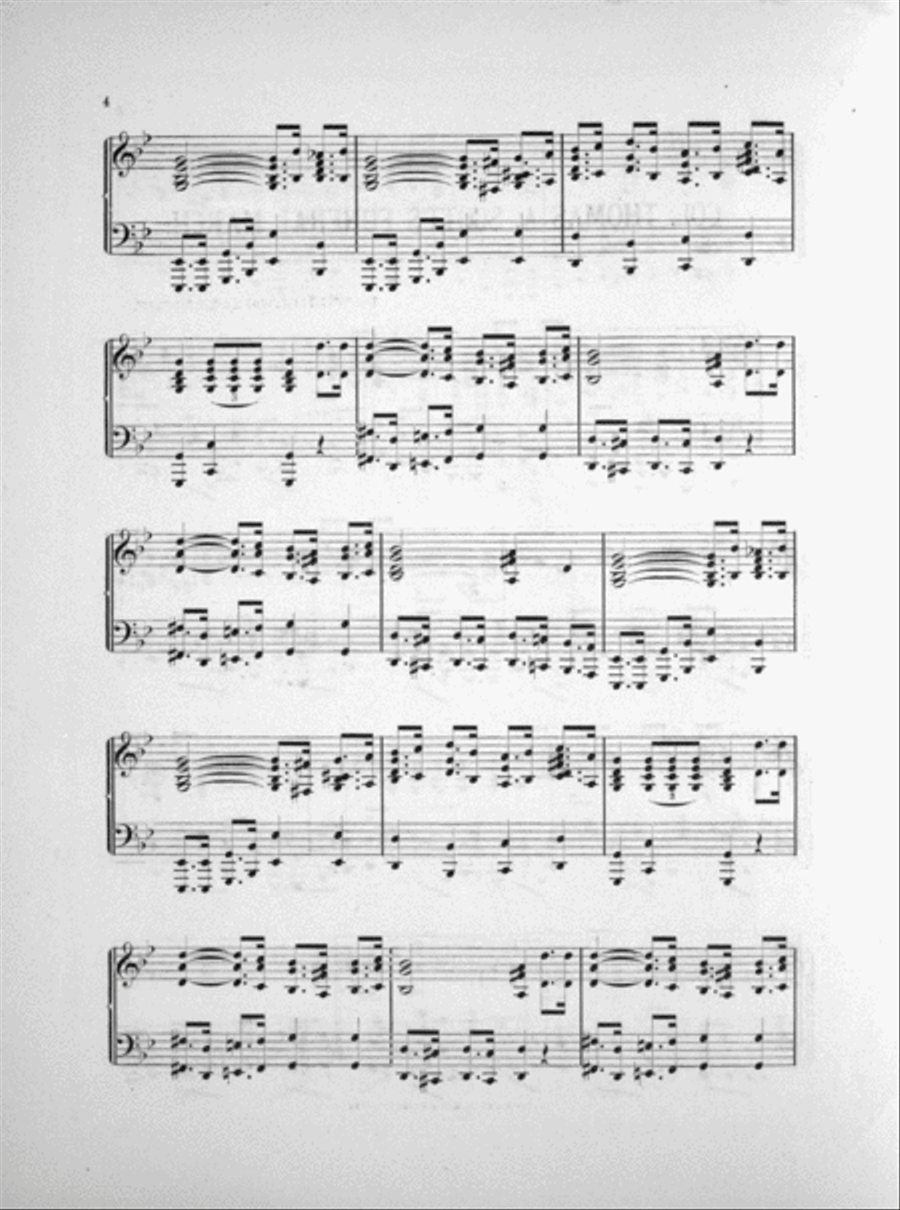 Col. Thom. A. Scott's Funeral March Piano Solo scores gallery preview page 3