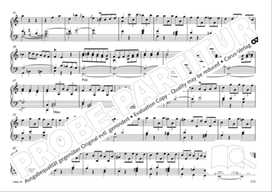 Pastoral music for organ, vol. 2: Germany, Bohemia, Austria, South Tyrol Organ Solo scores gallery preview page 114
