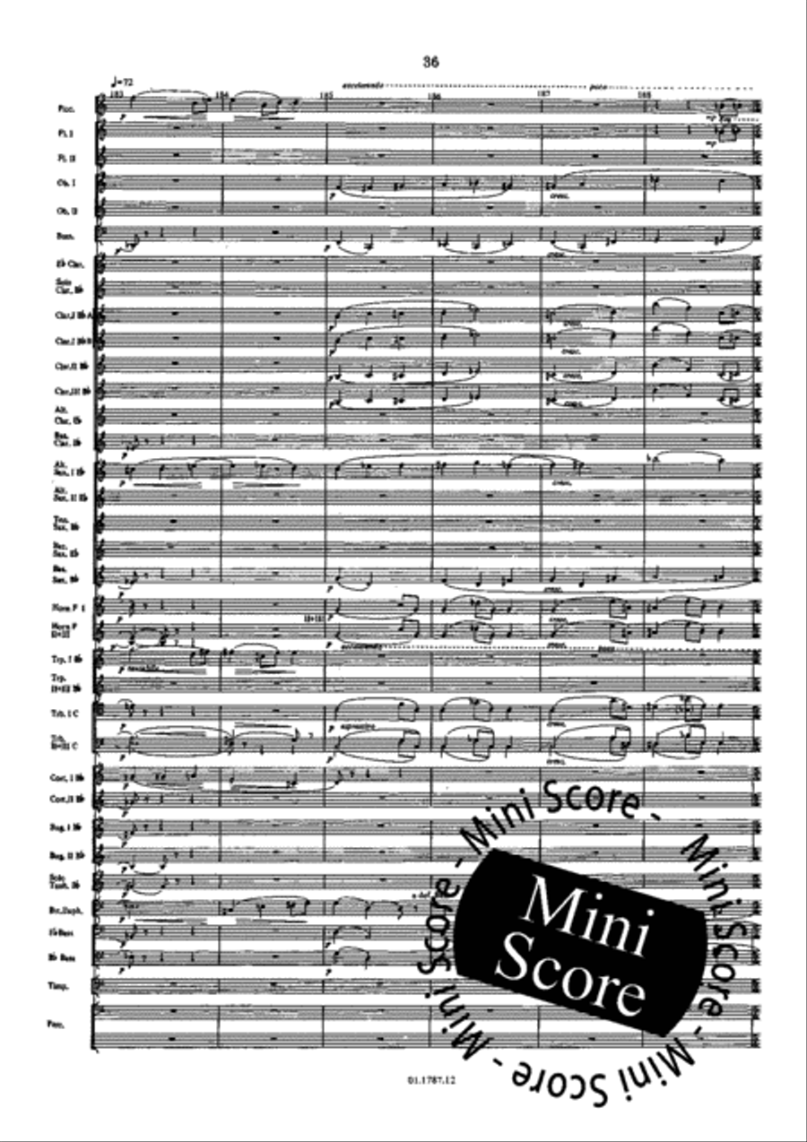 Symphonie de l'Eau Concert Band scores gallery preview page 40