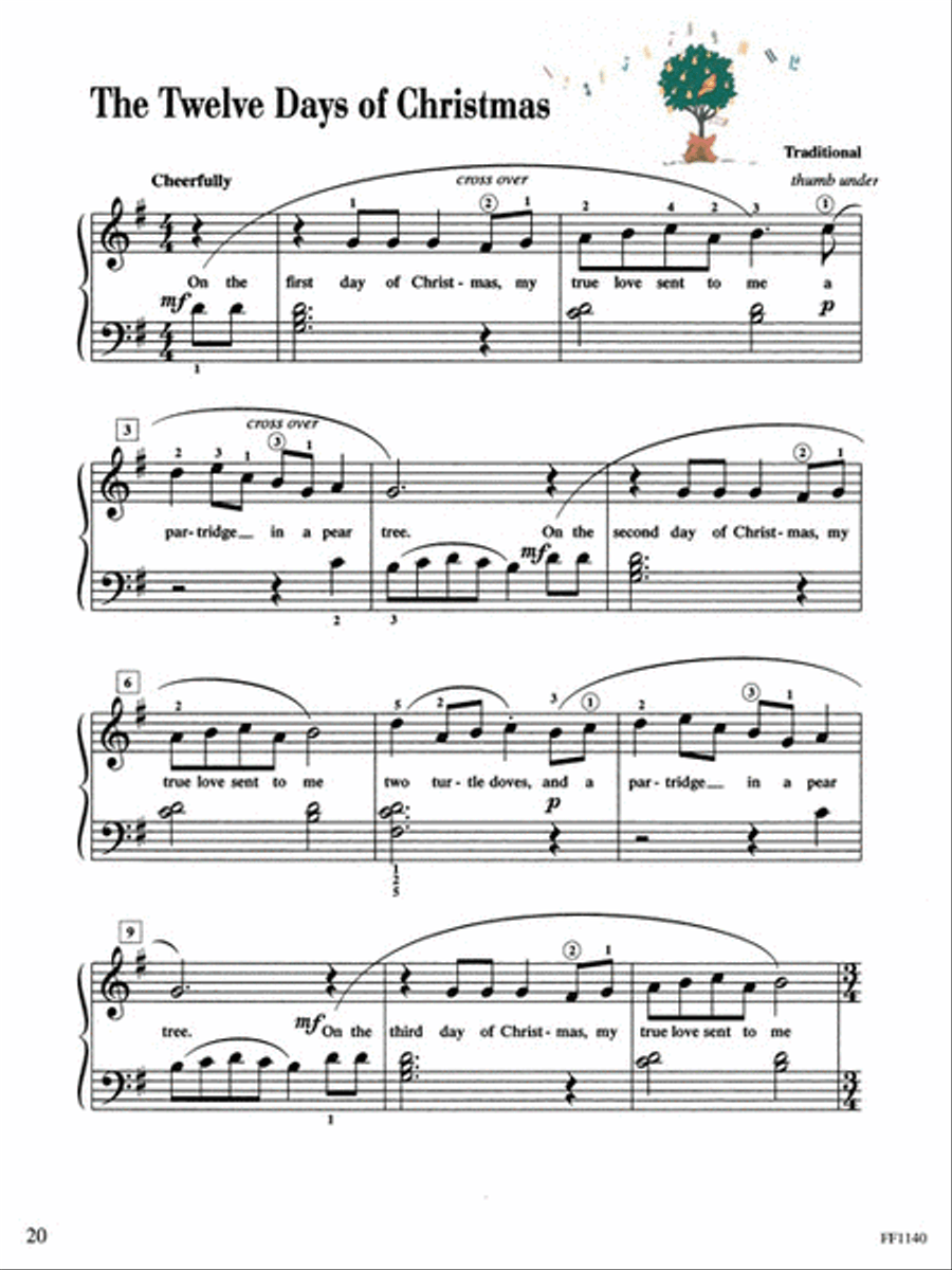 Level 2B – Christmas Book Piano Method scores gallery preview page 4