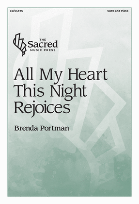 Book cover for All My Heart This Night Rejoices