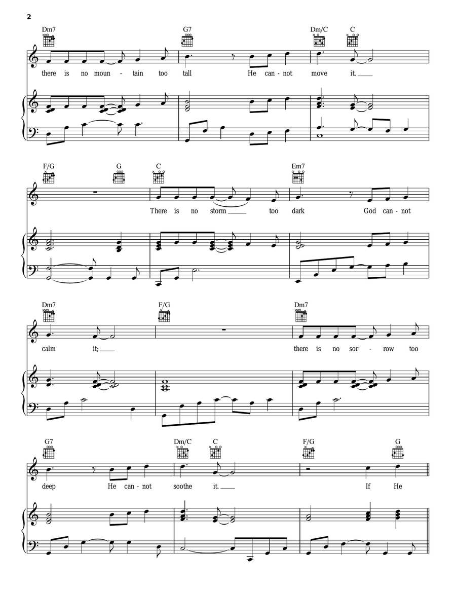 He Will Carry You Acoustic Guitar scores gallery preview page 2